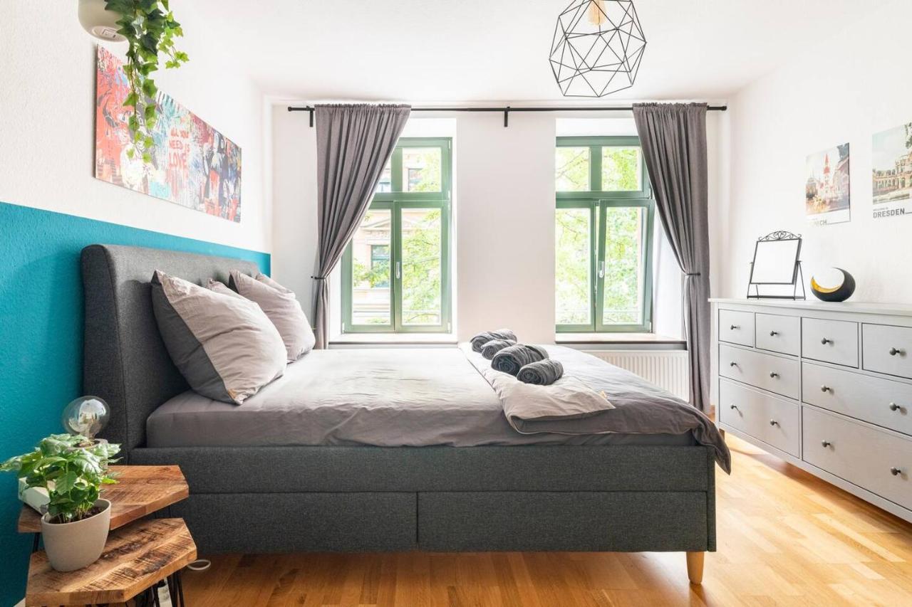 Super Zentrale, Gemutliche Wohnung Mit Balkon Lipsko Exteriér fotografie